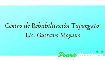 Centro De Rehabilitacion Tupungato - Lic Gustavo Moyano - Tupungato