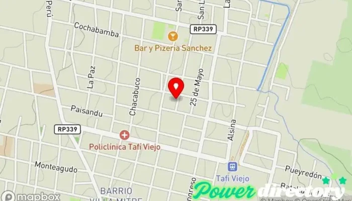 mapa de A Punto Caramelo Pastelería en Tafí Viejo
