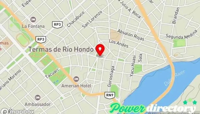 mapa de A-típico Bakery Pastelería en Termas de Río Hondo