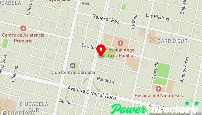 mapa de Acupuntura Dr. Alejandro Mario Saab Clínica de acupuntura en San Miguel de Tucumán