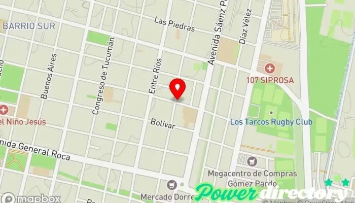 mapa de Albertus Raul panadería en VENIDA ROCA Panadería en San Miguel de Tucumán