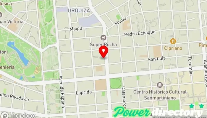 mapa de Alem Rehabilitacion Kinesiólogo en J5400DUO