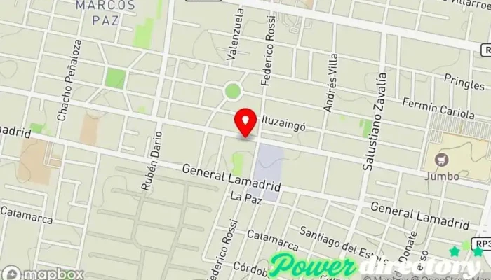 mapa de AMASA PANADERIA Panadería en Yerba Buena
