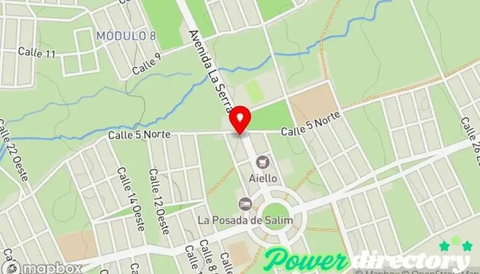 mapa de Andrea Franceschini La Punta Pastelería en La Punta
