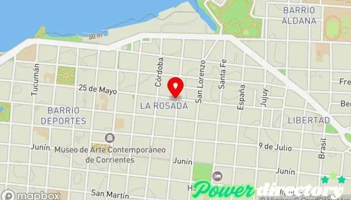 mapa de Anexo ISFD Dr.Juan Pujol Escuela en Corrientes
