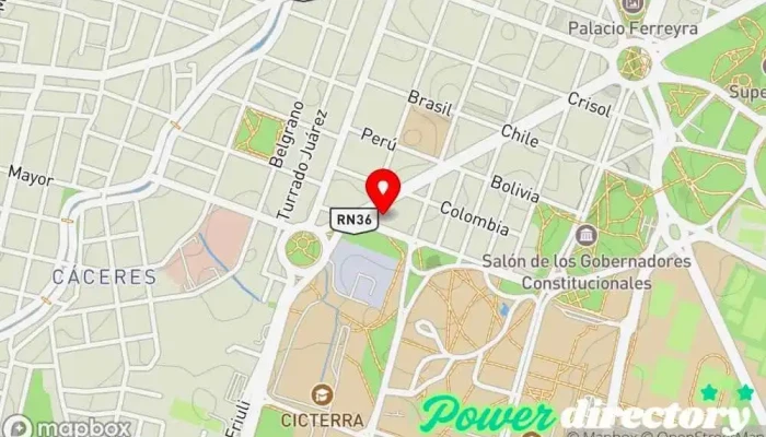 mapa de Animarse Centro Privado de Rehabilitación Integral Centro de rehabilitación en Córdoba