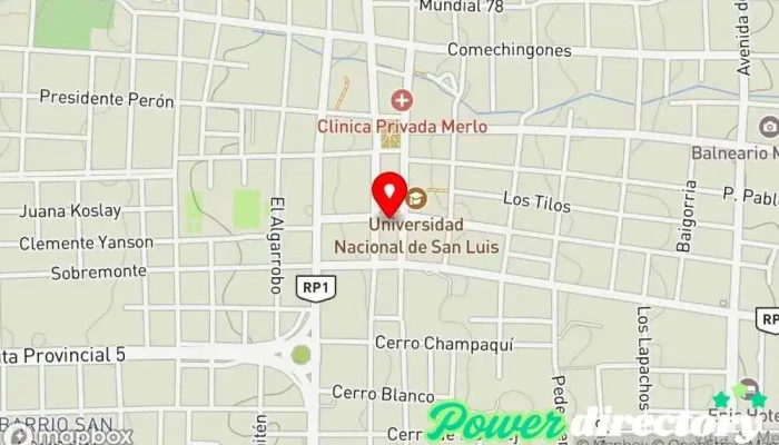 mapa de AP Pasteleria Pastelería en Merlo