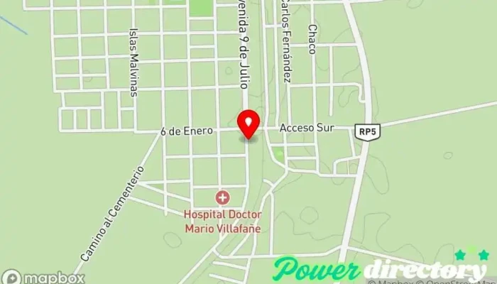mapa de Apolinario Saravia Clínica dental en Apolinario Saravia