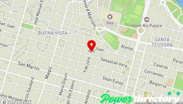 mapa de ARMONÍA, Kinesiologia y Estetica Clínica de fisioterapia en Río Cuarto