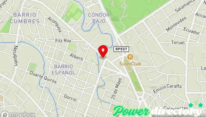 mapa de Ateneo Consultorios Médicos Oficina médica, Médico en Villa Allende
