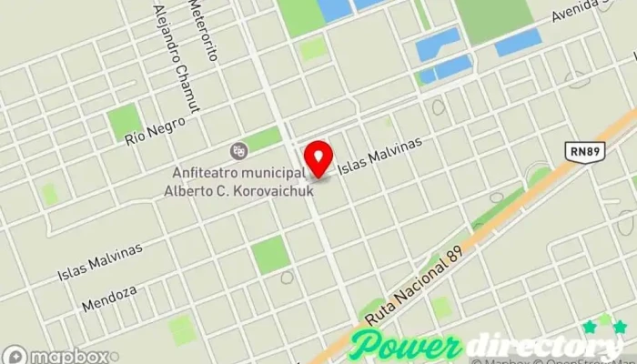 mapa de Balanza Gancedo Servicio de transporte en Gancedo