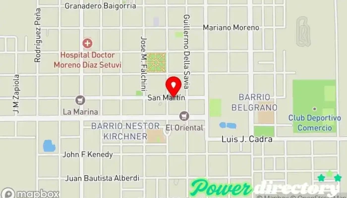 mapa de Banco de la Nación Argentina Banco en Santa Sylvina