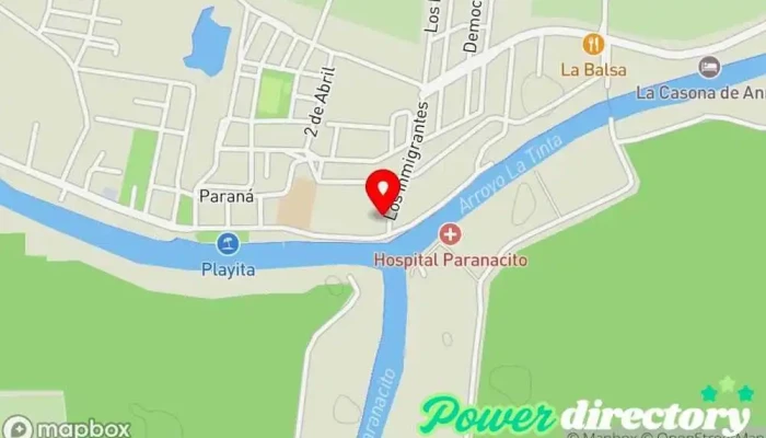 mapa de Banco Entre Ríos Banco en Villa Paranacito
