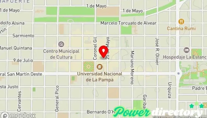 mapa de Banco Galicia - Sucursal Santa Rosa Banco en Santa Rosa