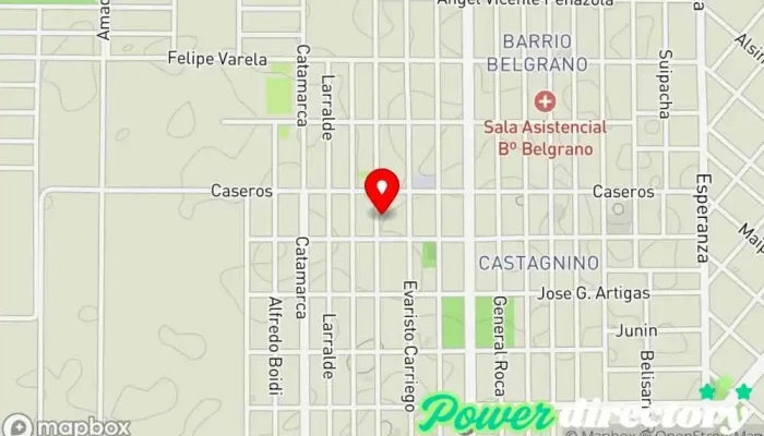 mapa de Bienestar Rio Tercero Centro de salud y bienestar en Río Tercero