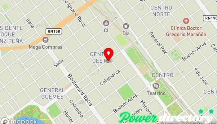 mapa de Biofoll Oficina médica en Villa María