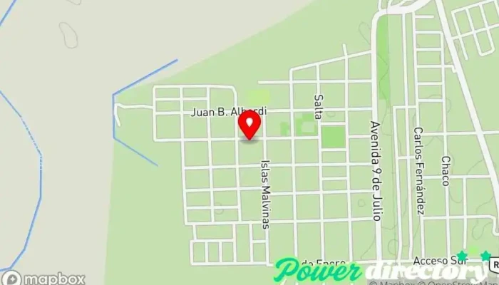 mapa de BIOMAGNETISMO Spa y gimnasio en Apolinario Saravia