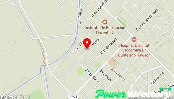mapa de Body Fit - Pilates Reformer Gimnasio en Clodomira