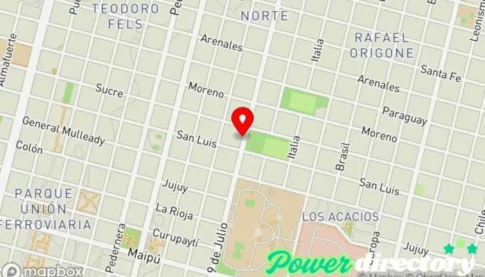 mapa de BOWEN Panadería en Villa Mercedes