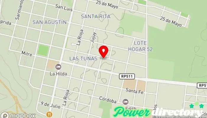 mapa de Cabaña Valle Fértil - San Agustín  en Villa San Agustín