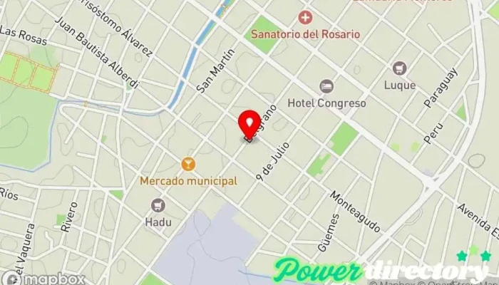 mapa de Café Belgrano Cafetería en Monteros