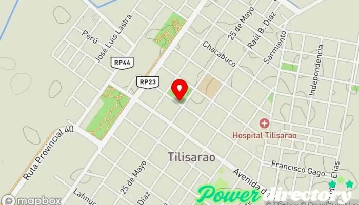 mapa de Cafeteria y panadería abuelo Pepe Cafetería, Panadería en Tilisarao