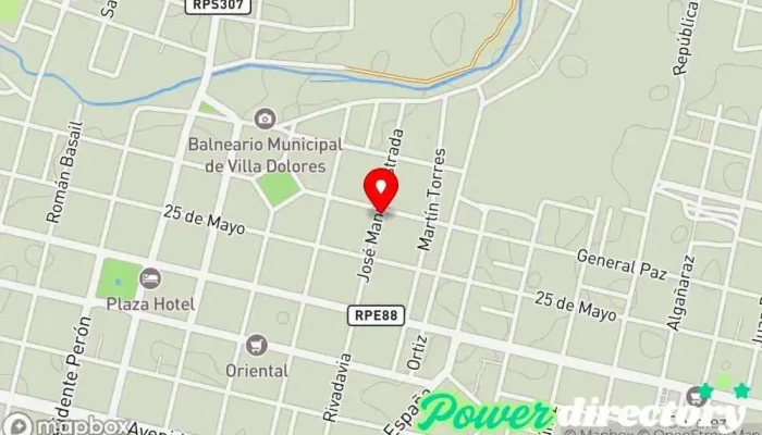 mapa de Canalis Kinesiología Centro de rehabilitación, Gimnasio, Fisioterapeuta en Villa Dolores