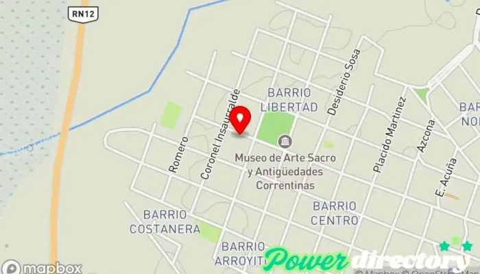mapa de Canastita de sabores Panadería en San Roque