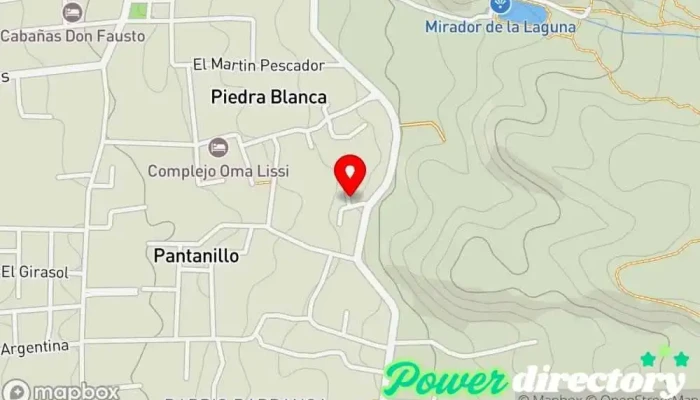 mapa de Casa de te el angel azul Pastelería francesa en Merlo