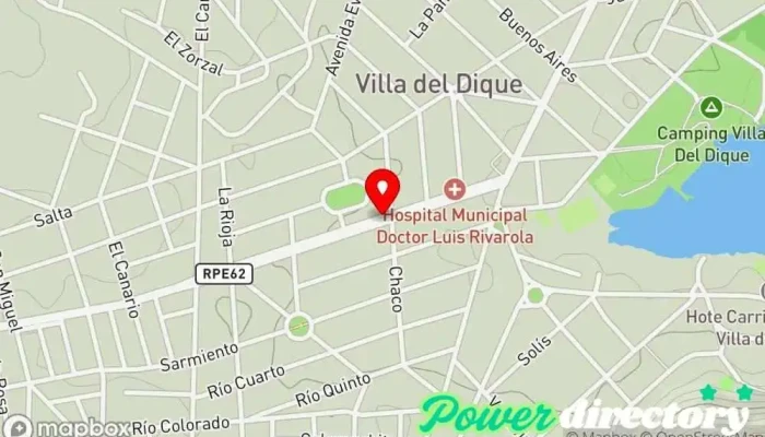 mapa de Casa Semilla terapias y arte Terapeuta de reiki, Animador en Villa del Dique