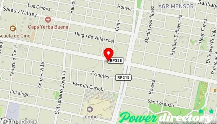 mapa de Casapan Panadería en Yerba Buena