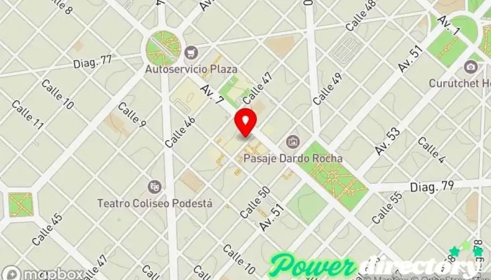 mapa de Cashual Prestamos - Casa central Agencia de préstamos en La Plata