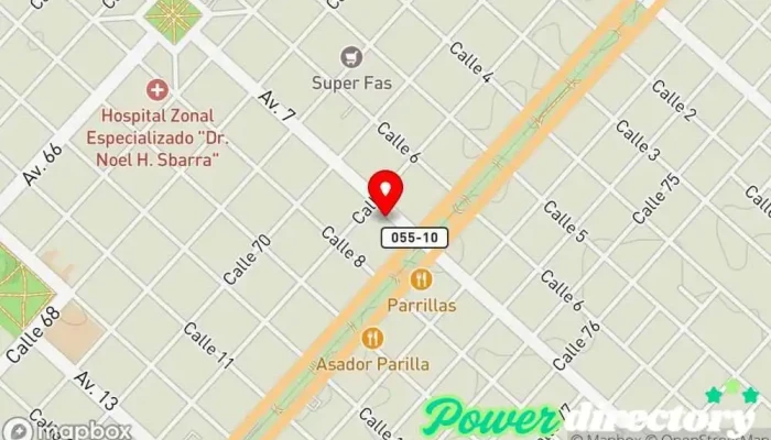 mapa de Cashual préstamos - Sucursal 7 Agencia de préstamos en La Plata