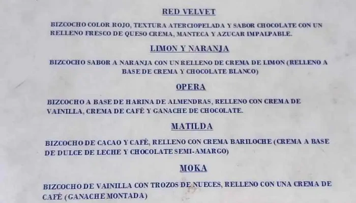 Cefferino Cafepasteleria Carta - San Juan
