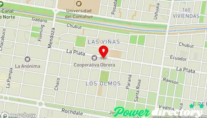 mapa de CEK - Centro de Especialidades Kinésicas Centro de rehabilitación en Gral. Roca