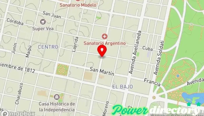 mapa de CeKReTuc Centro de rehabilitación en San Miguel de Tucumán