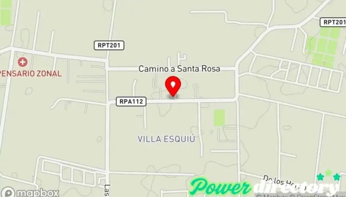 mapa de CENTRO DE KINESIÓLOGA Y ESTÉTICA LIC. ADRIANA TOLABA Fisioterapeuta en Villa Esquiú
