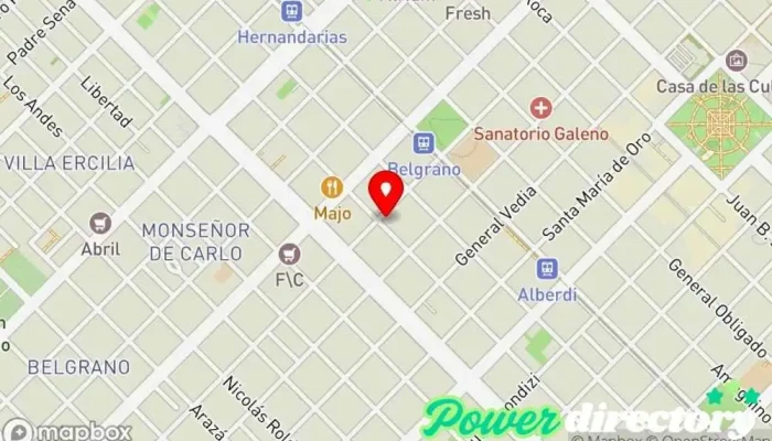 mapa de Centro de kinesiología Centro de rehabilitación en Resistencia
