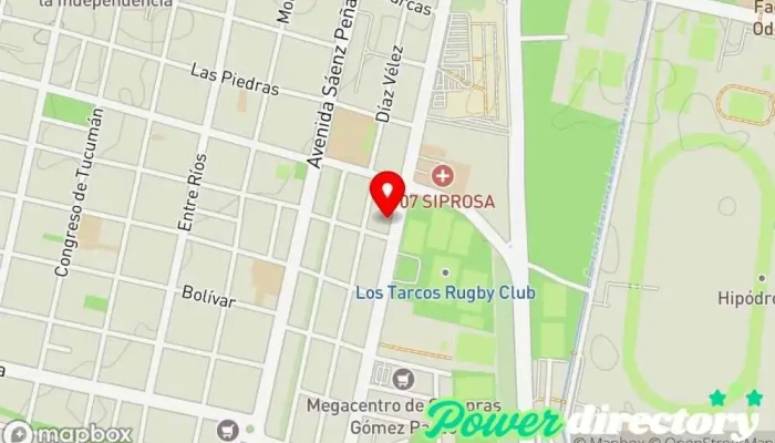 mapa de Centro de Kinesiología M.A.R. Centro de rehabilitación en San Miguel de Tucumán