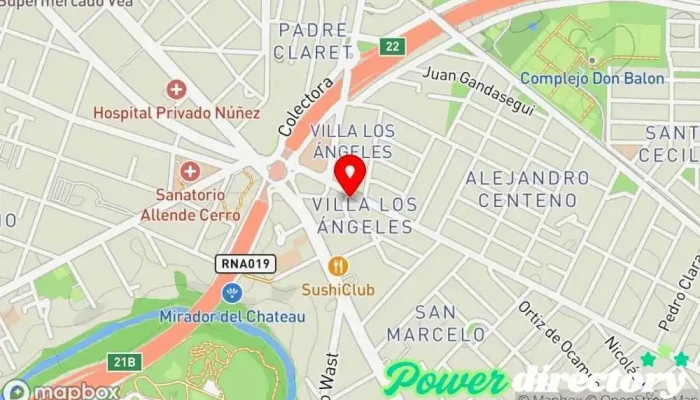 mapa de Centro de Kinesiología y Fisioterapia CRESER Kinesiólogo, Médico, Terapeuta de drenaje linfático, Osteópata, Fisioterapeuta, Podólogo, Centro de rehabilitación, Médico especializado en medicina deportiva en Córdoba