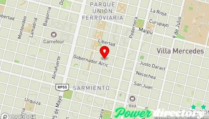 mapa de Centro de Neurología 