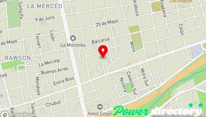 mapa de Centro de Rehabilitación Integral Mané Fisioterapeuta en San Luis