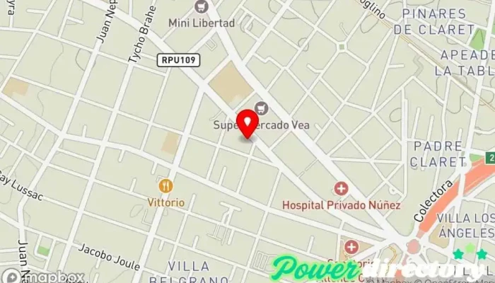 mapa de Centro de rehabilitación integral Fisioterapeuta en Córdoba