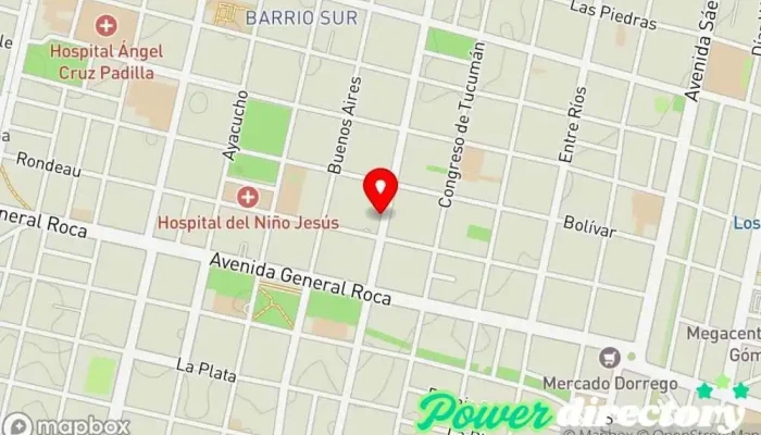 mapa de Centro de Rehabilitación Mejort Centro de rehabilitación en San Miguel de Tucumán