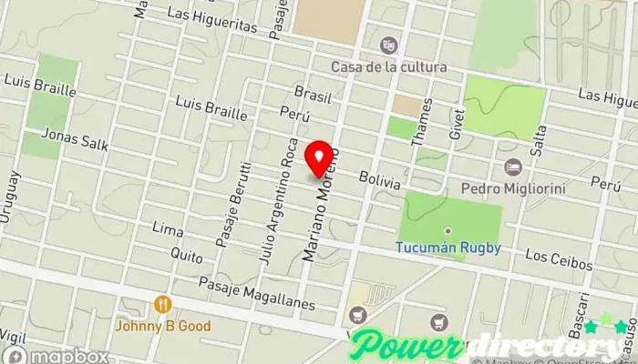 mapa de Centro de Rehabilitación San Javier Centro de rehabilitación en Yerba Buena