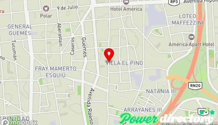 mapa de Centro de Rehablitación Integral Centro de salud comunitario en San Juan