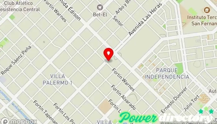 mapa de Centro de Salud Dra. Alicia Moreau de Justo Villa Libertad Centro de salud comunitario, Clínica ambulatoria en EDI