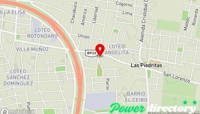 mapa de Centro De Salud Marini San Juan Clínica ambulatoria en Santa Lucía