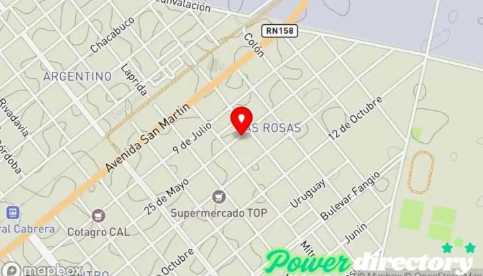 mapa de CENTRO INTEGRAL DE MEDICINA Clínica ambulatoria en Gral. Cabrera
