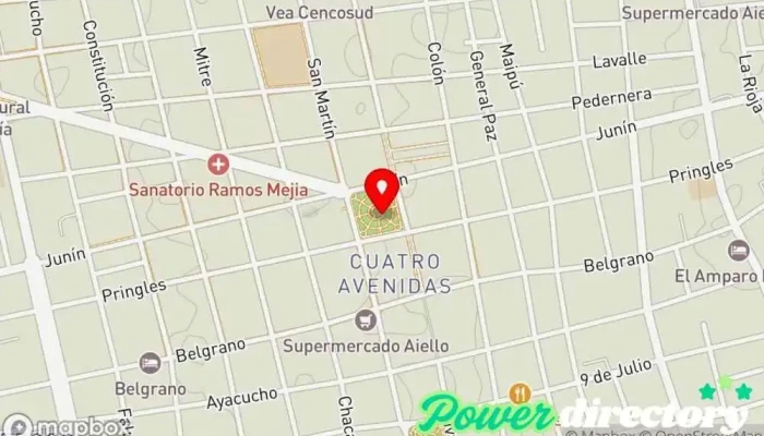 mapa de Centro Integral de Rehabilitacion San Luis SRL Hospital en San Luis
